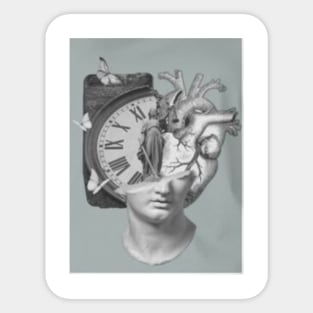 Collage of Ancient Greek Sculpture Sticker